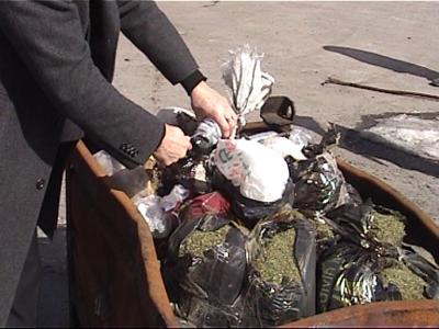 В Рязани уничтожили наркотики